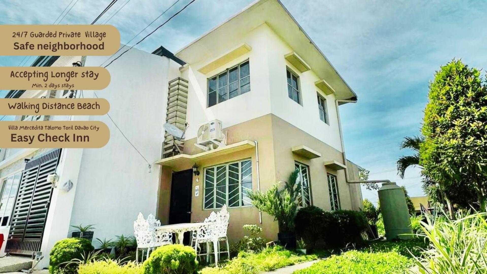 Beach Resorts Walking Distance To The Town House Davao Экстерьер фото